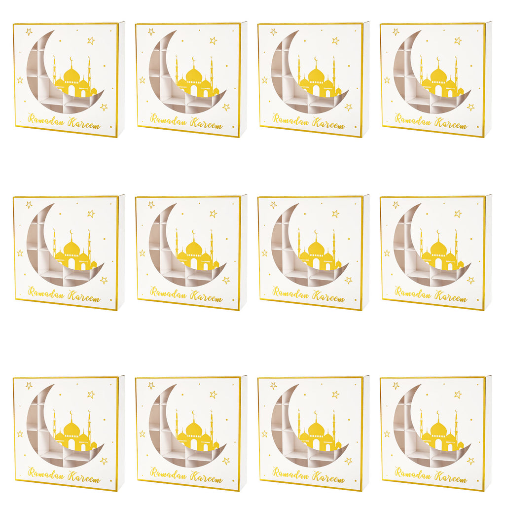 Ramadan Window Chocolate Candy Box 10 Pcs White 1