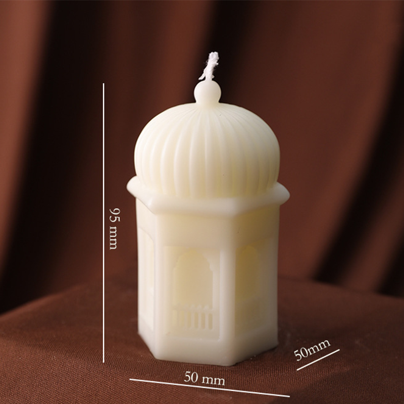 Moon Star Castle Candle for Ramadan Decor