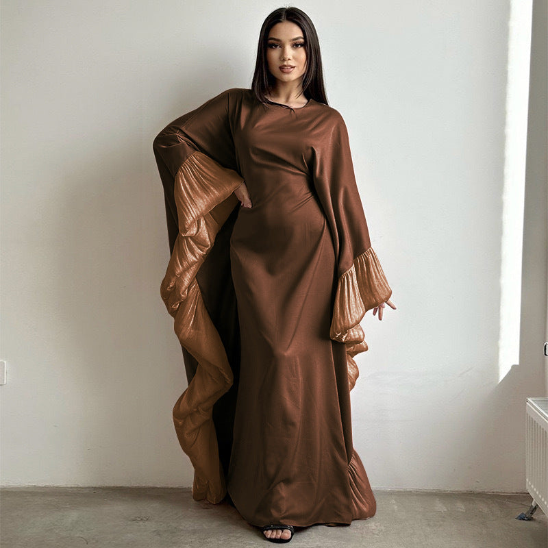 Splicing Flower Butterfly Abaya