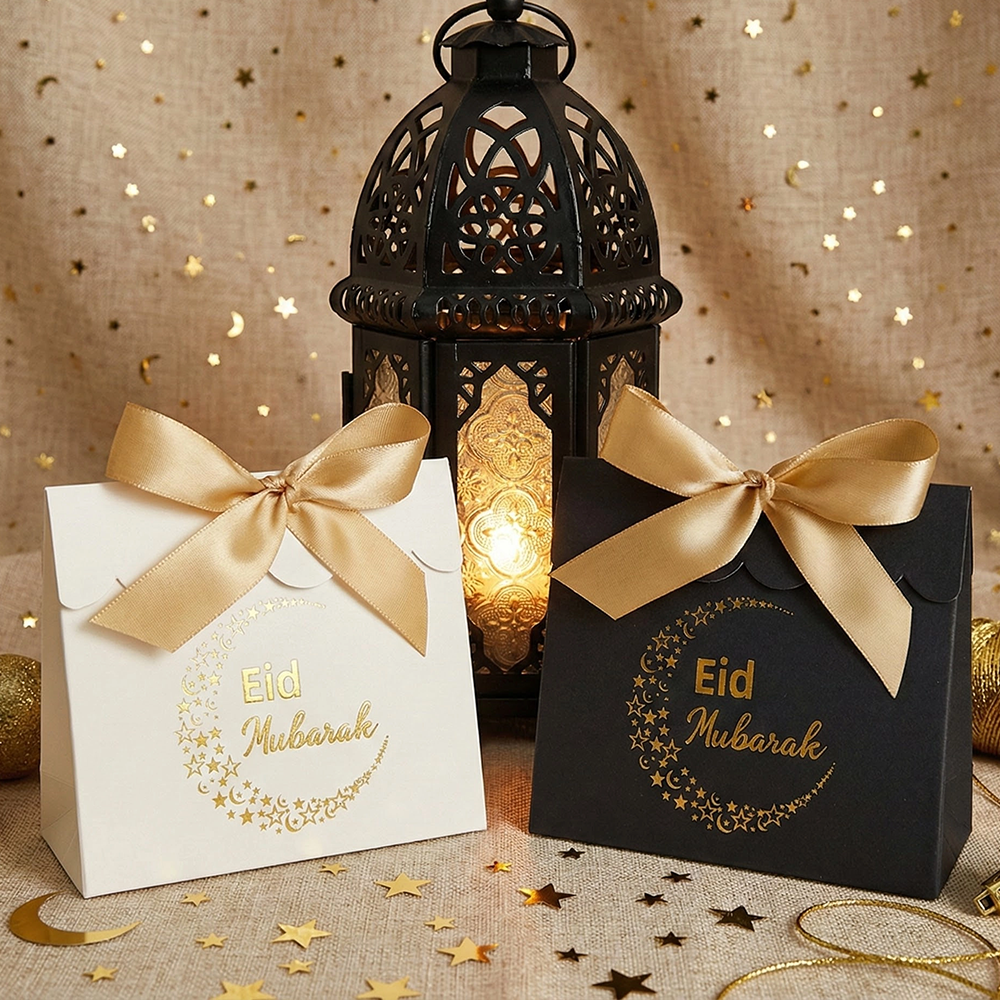 Ramadan Foil Stamped Gift Box 10 Pcs S916