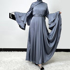Elegant Modest Ruffled Abayas with Hijab