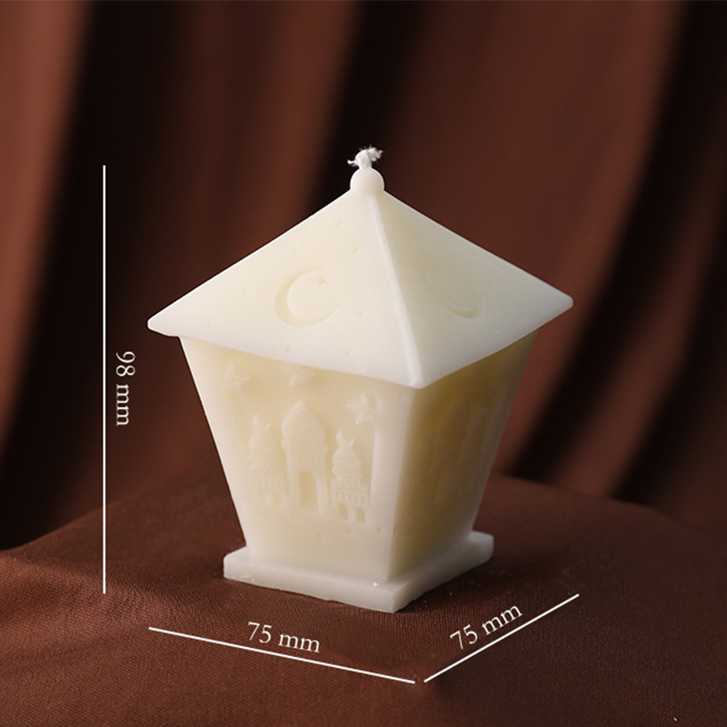 Moon Star Castle Candle for Ramadan Decor
