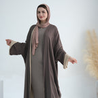 Double Sided Wearable Elegant Cardigan Abaya