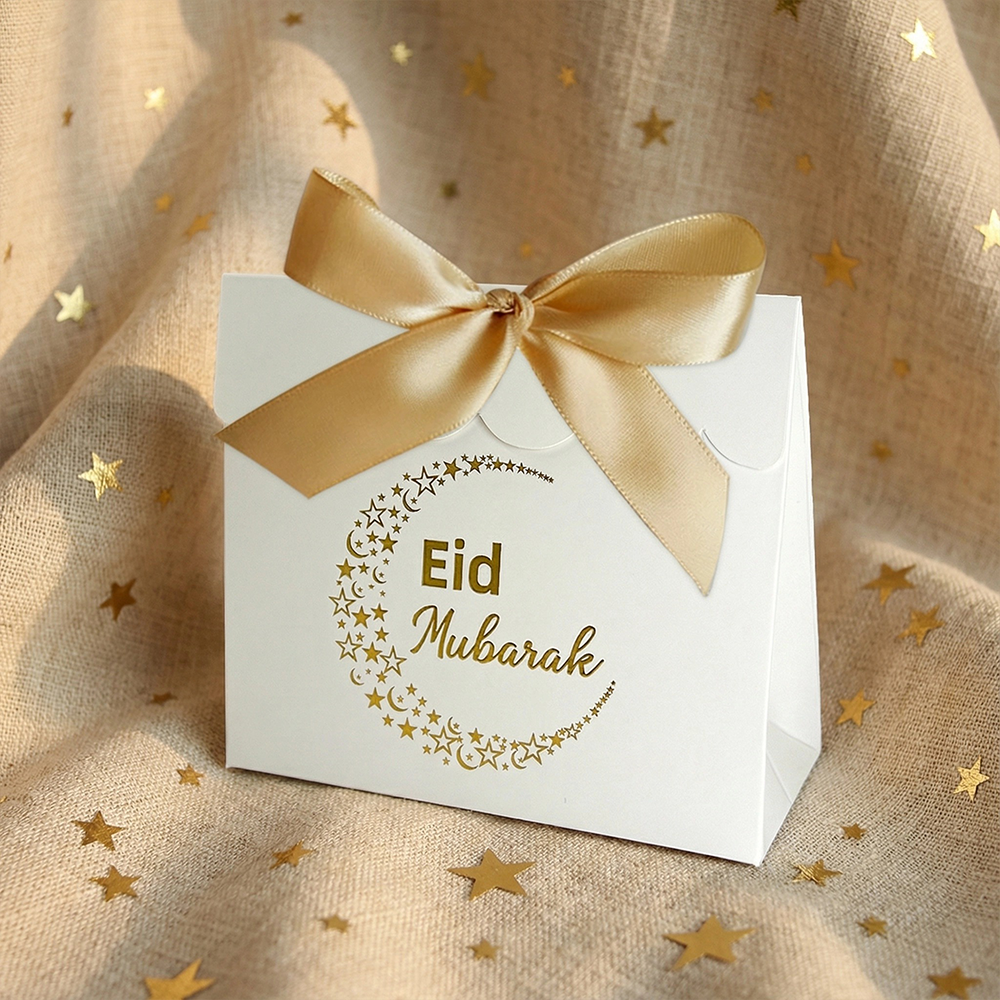 Ramadan Foil Stamped Gift Box 10 Pcs S916