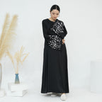 Embroidery Long Sleeved Dress Kaftan