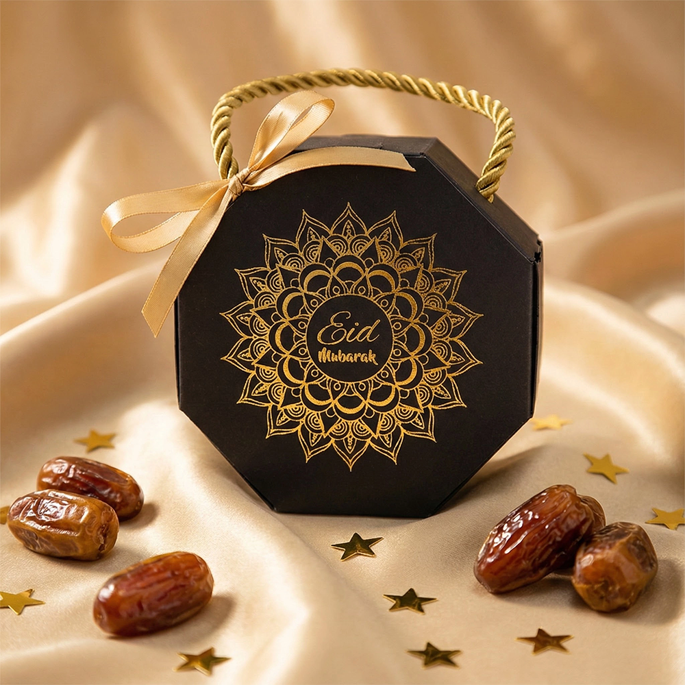 Ramadan Foil Stamped Gift Box 10 Pcs S915