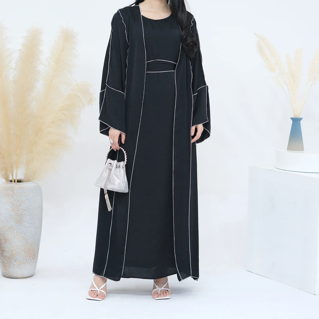 4 Pcs Prayer Cardigan Abaya