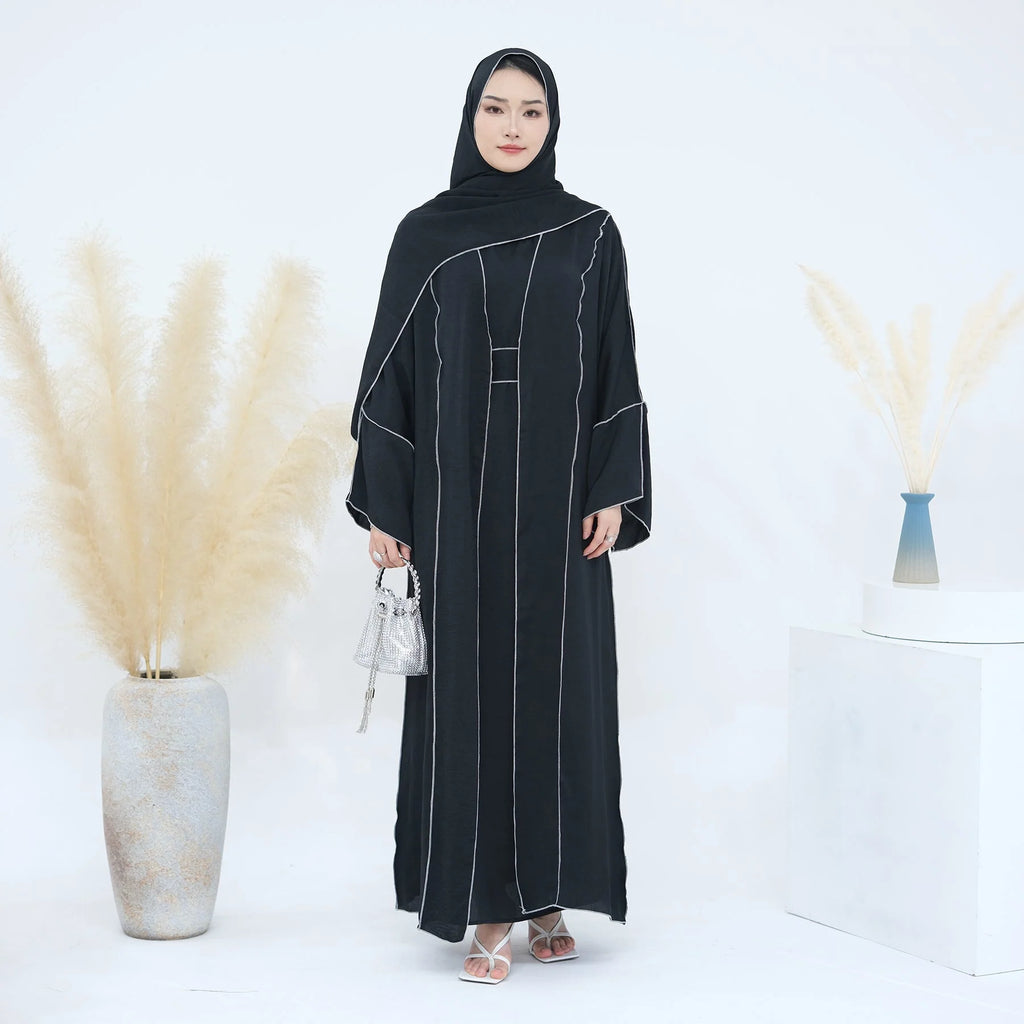 4 Pcs Prayer Cardigan Abaya