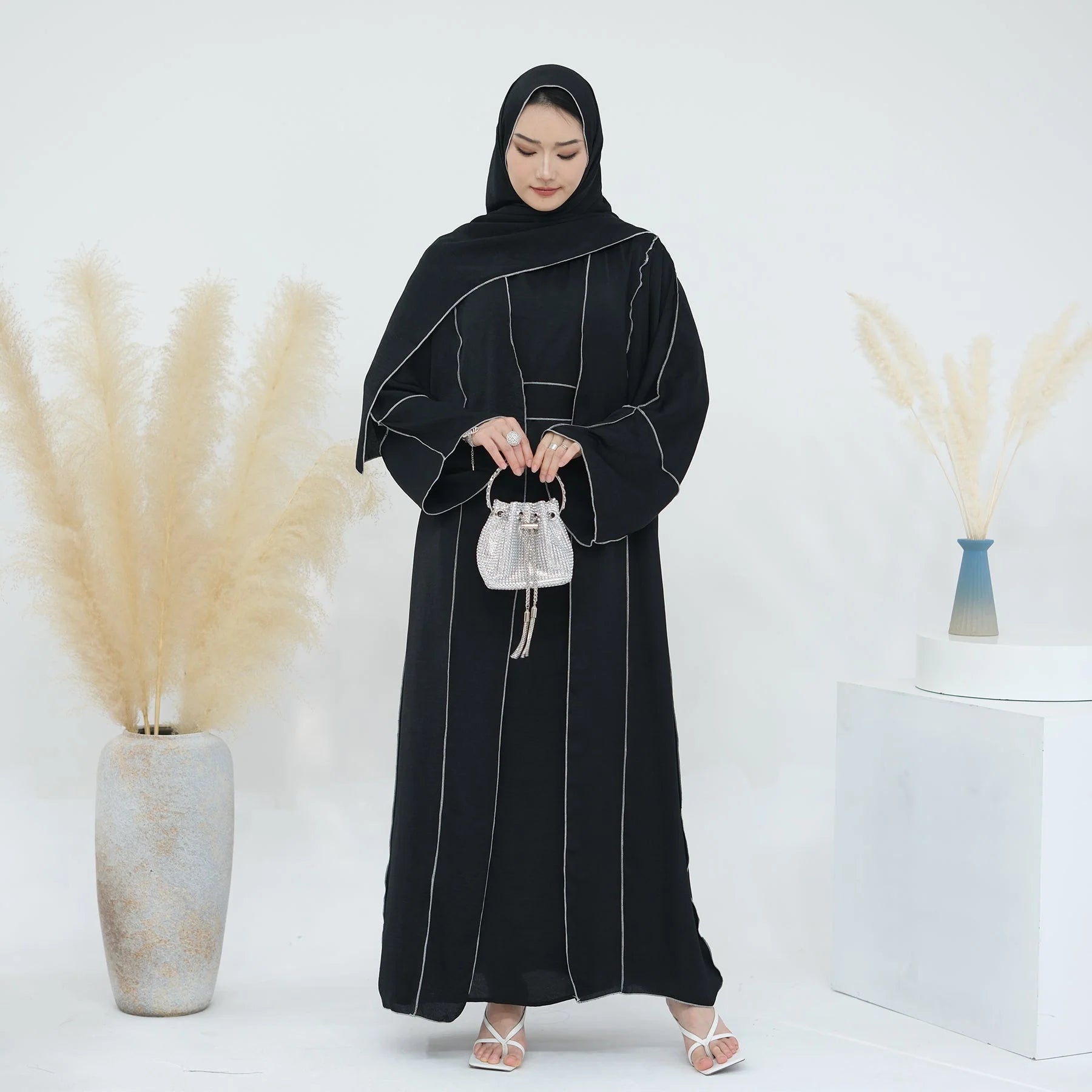 4 Pcs Prayer Cardigan Abaya