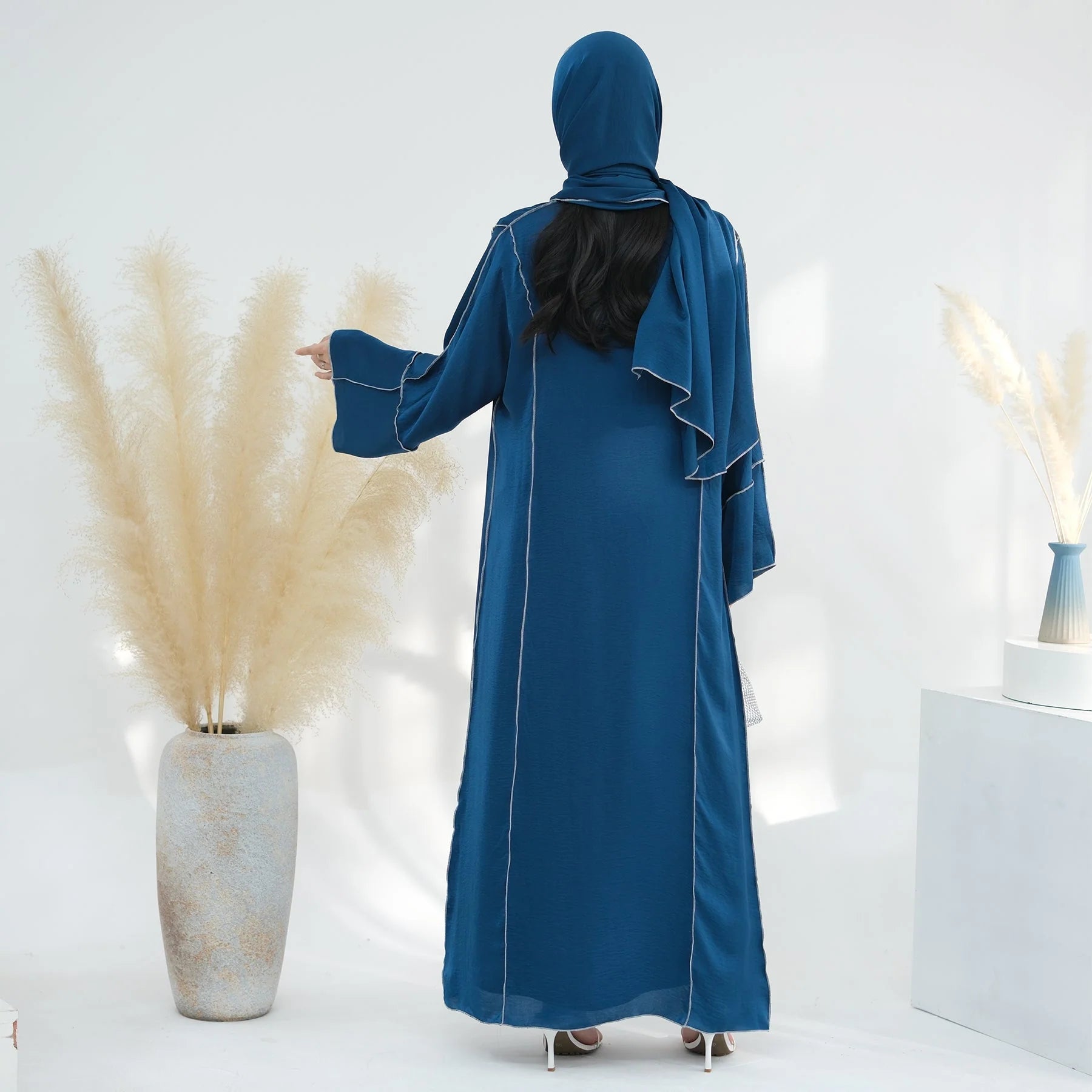 4 Pcs Prayer Cardigan Abaya