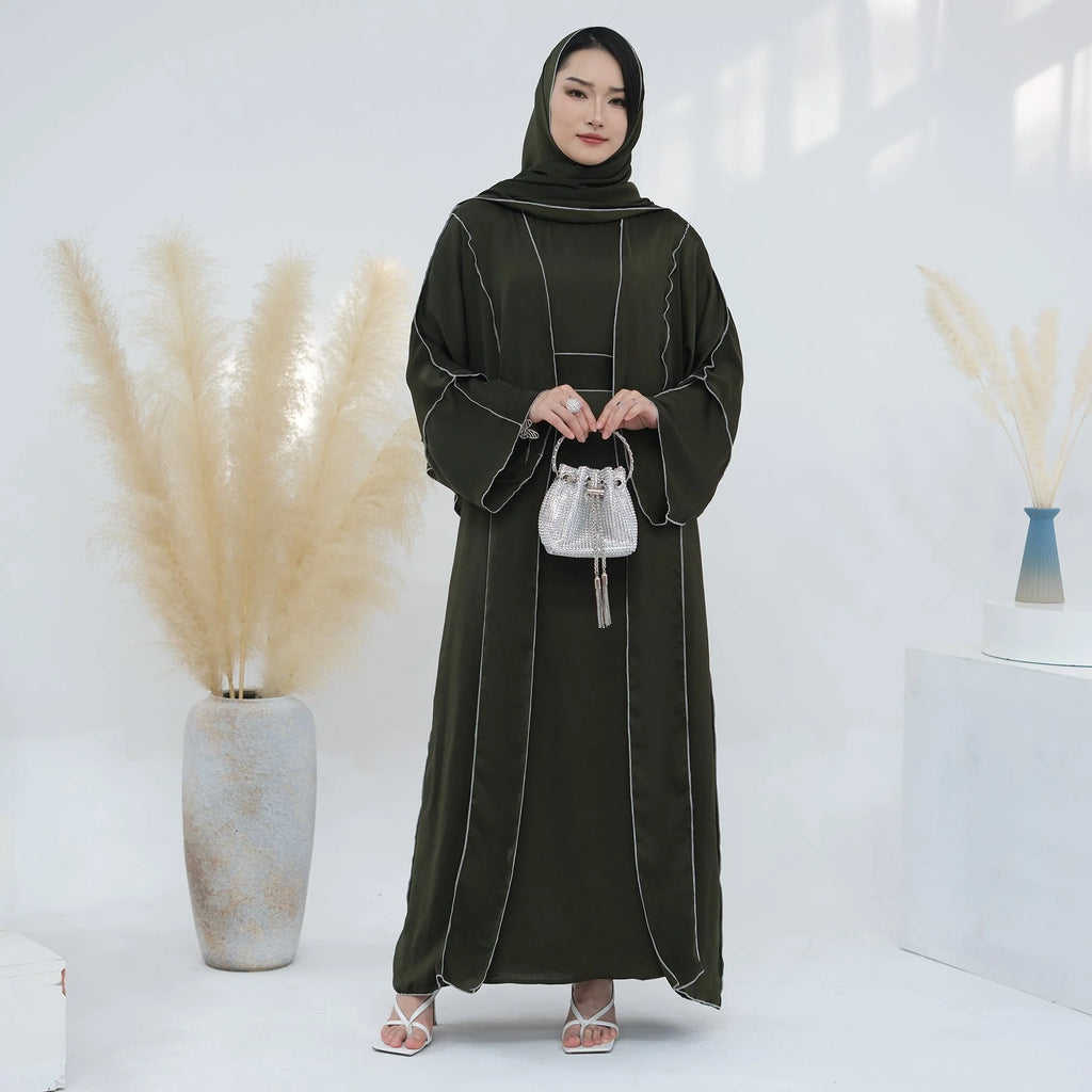 4 Pcs Prayer Cardigan Abaya