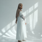 Women Embroidery Kimono Ramadan Abaya