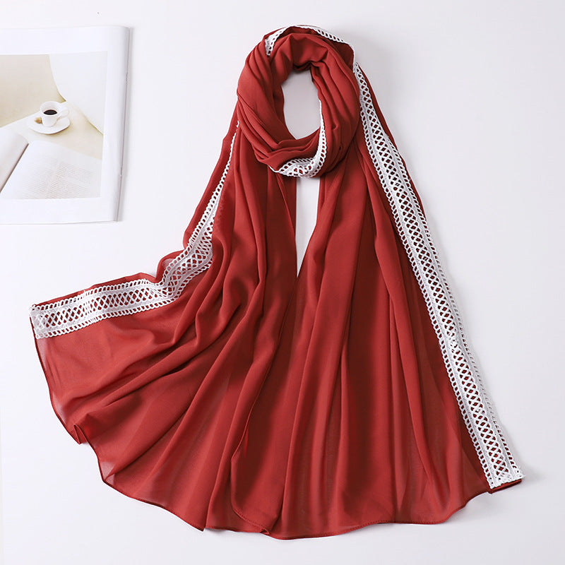 Chiffon Lace Hijab