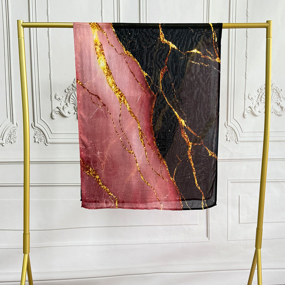 Watercolor Printed Hijab