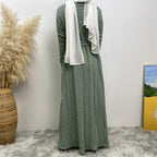 عباية جيب محبوكة لفصل الخريف/الشتاء