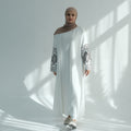 Women Embroidery Kimono Ramadan Abaya