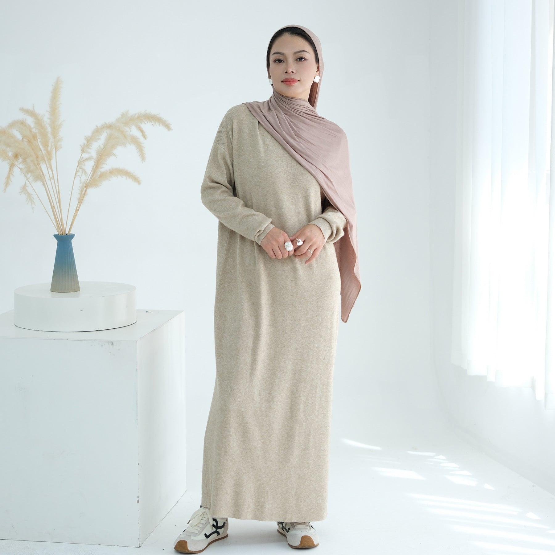 Autumn and Winter Knitted Dress