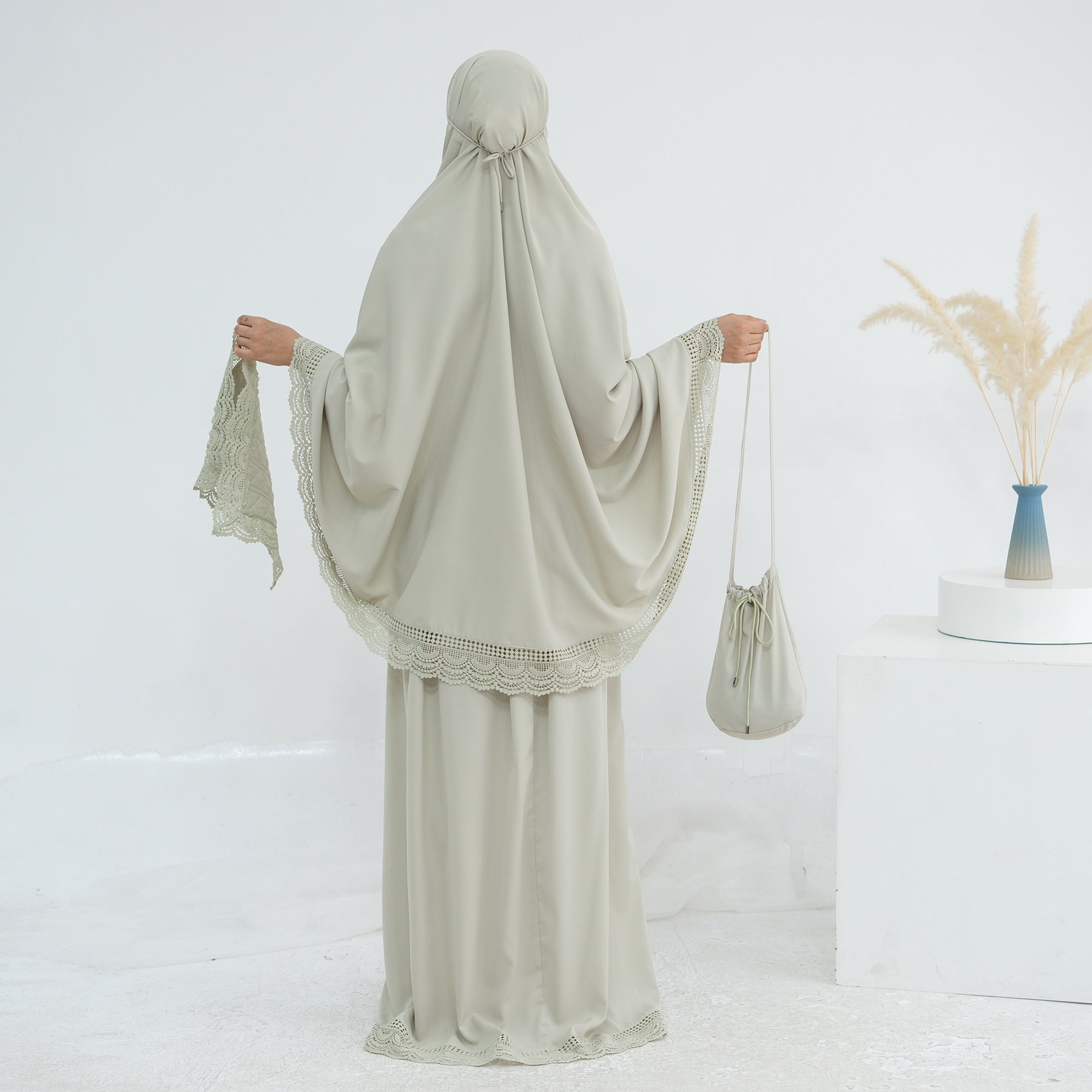 4 Pcs Prayer Abaya Set