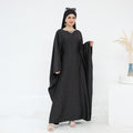 Shinny Butterfly Abaya with Hijab