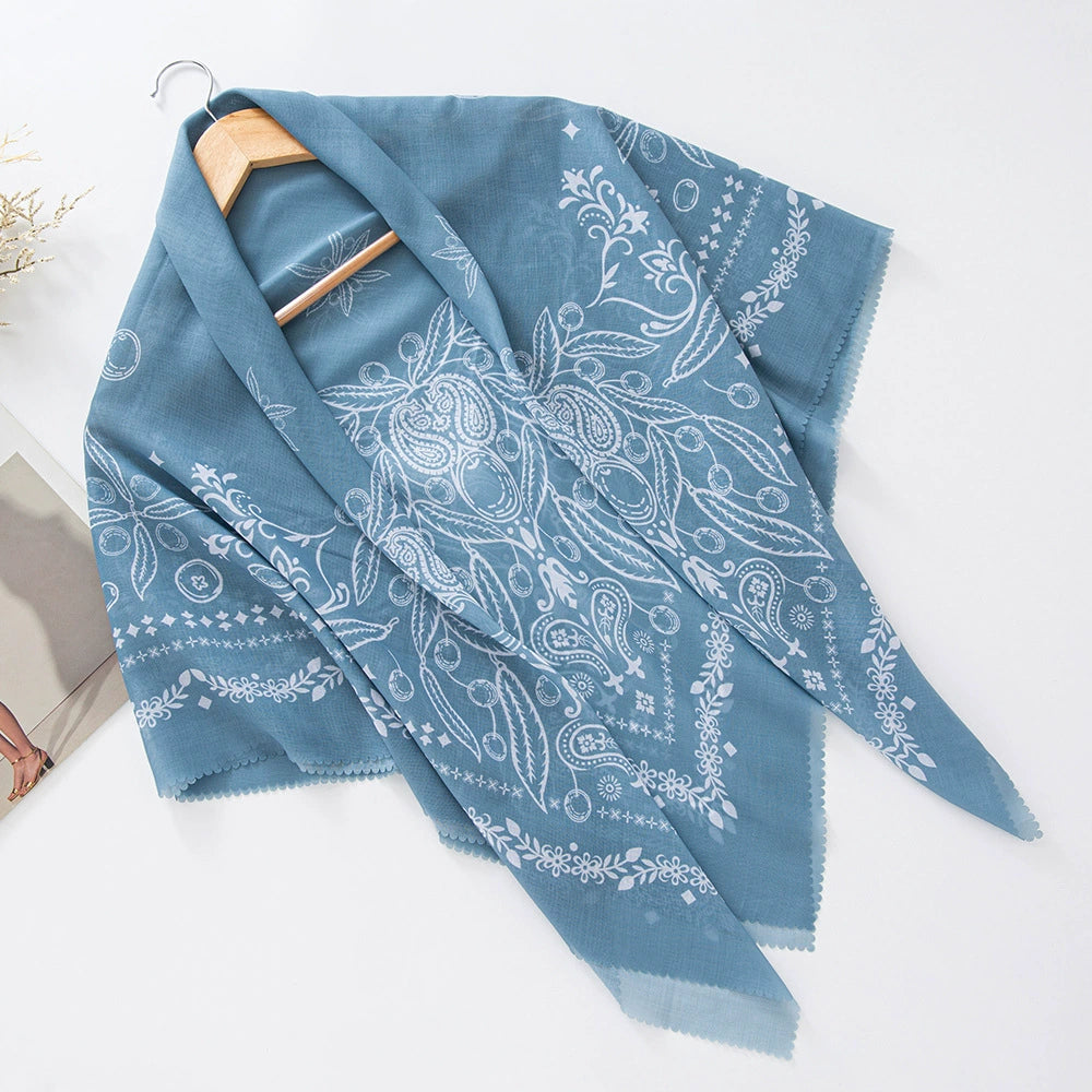 100 Color Wave Printed Hijab 51-75