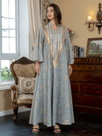 V-neck Evening Kaftan