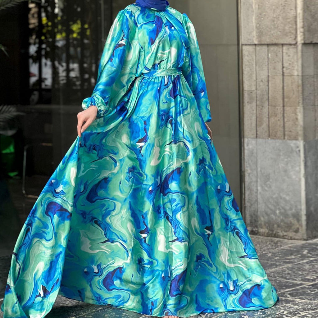 Women  Printed Evening Dress