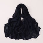 حجاب مودال ناعم ورفيع ذو حافة عريضة