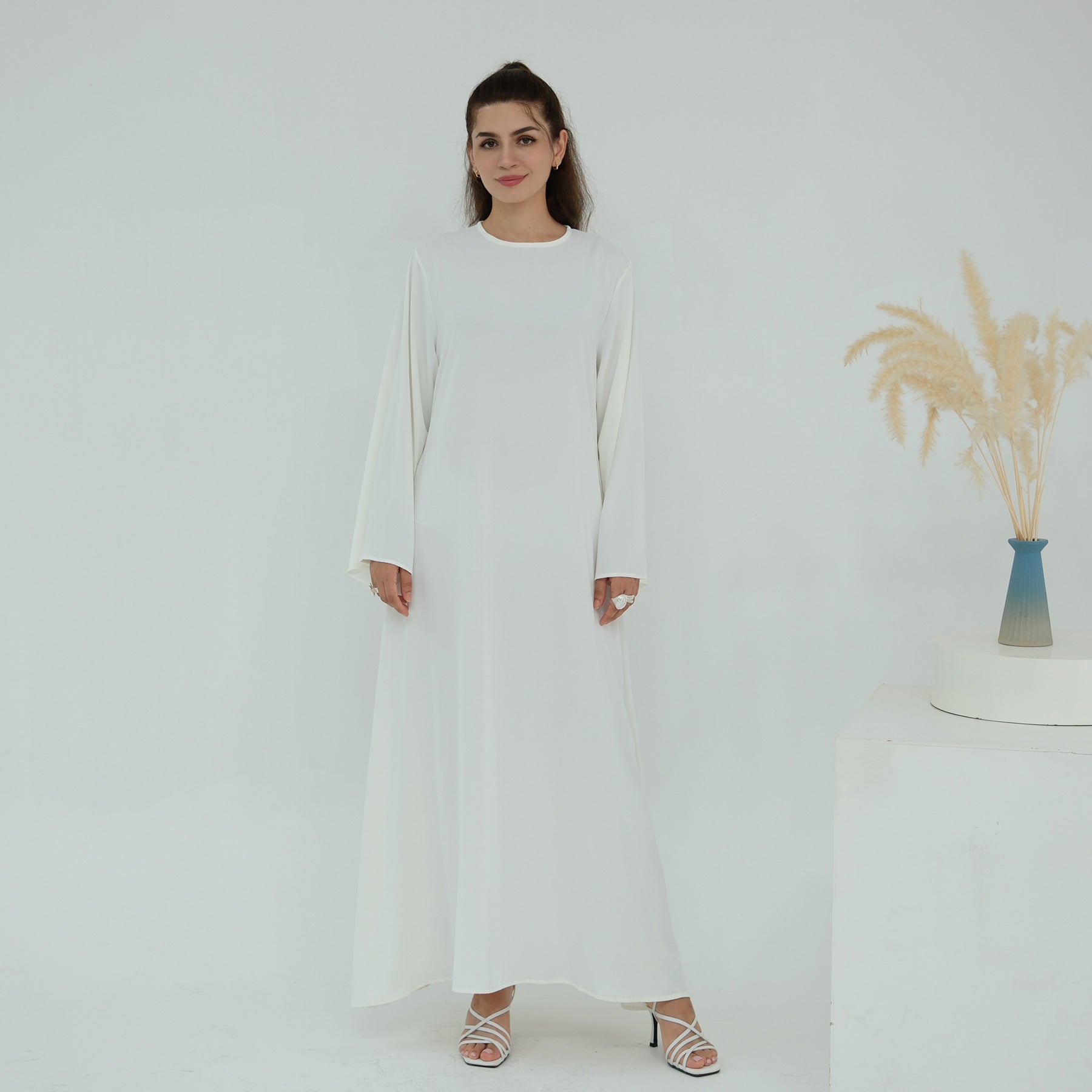 Multi Colored Long Sleeved Dress