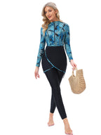 Blue Tropical Rainforest Swimsuit