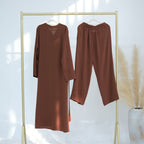 Long Robes Abaya and Pants Set