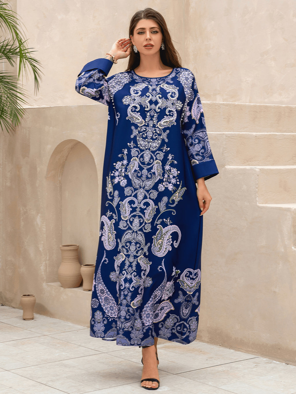Printed Fancy Kaftan