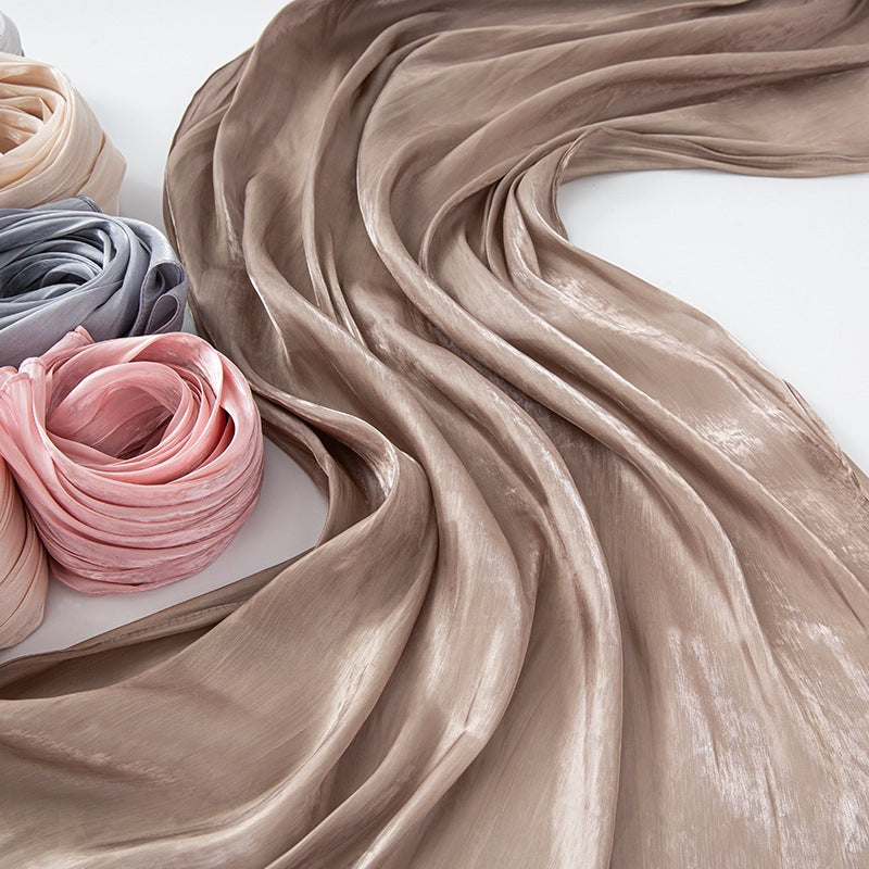 Solid Color Lightweight Hijab Scarf