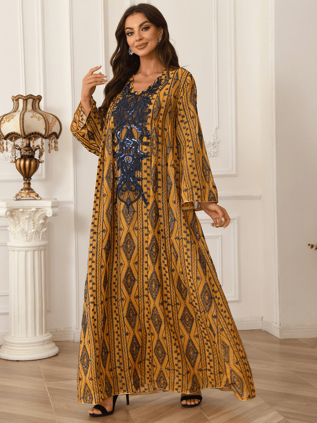 Gold Thread Kaftan
