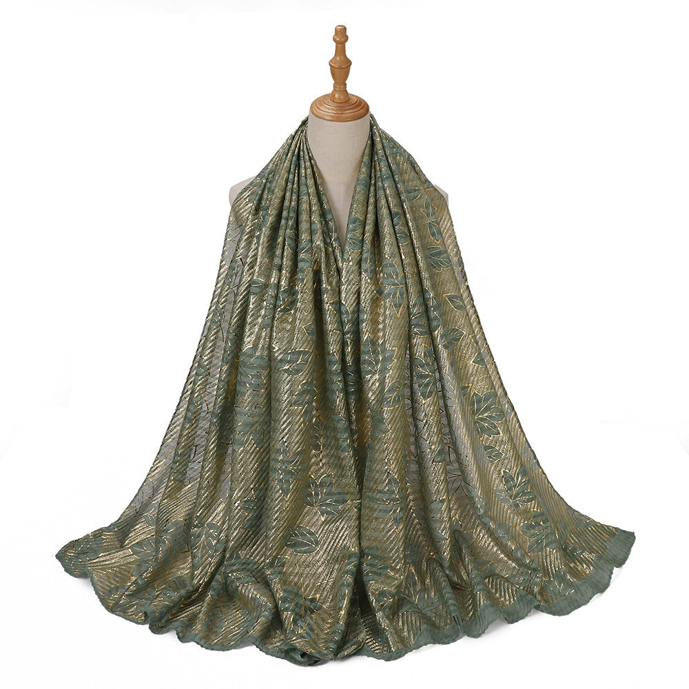 Maple Leaf Printed Hijab