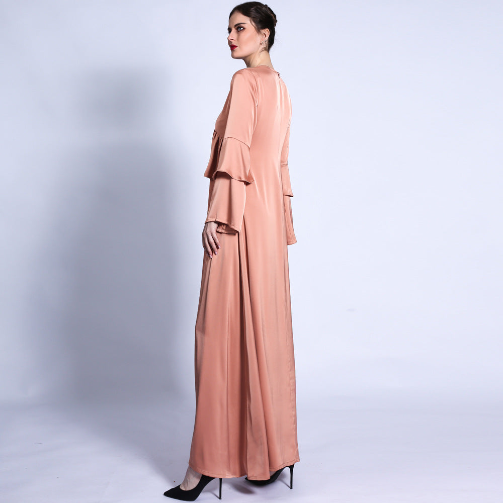 Double Layered Flared Sleeve Dress