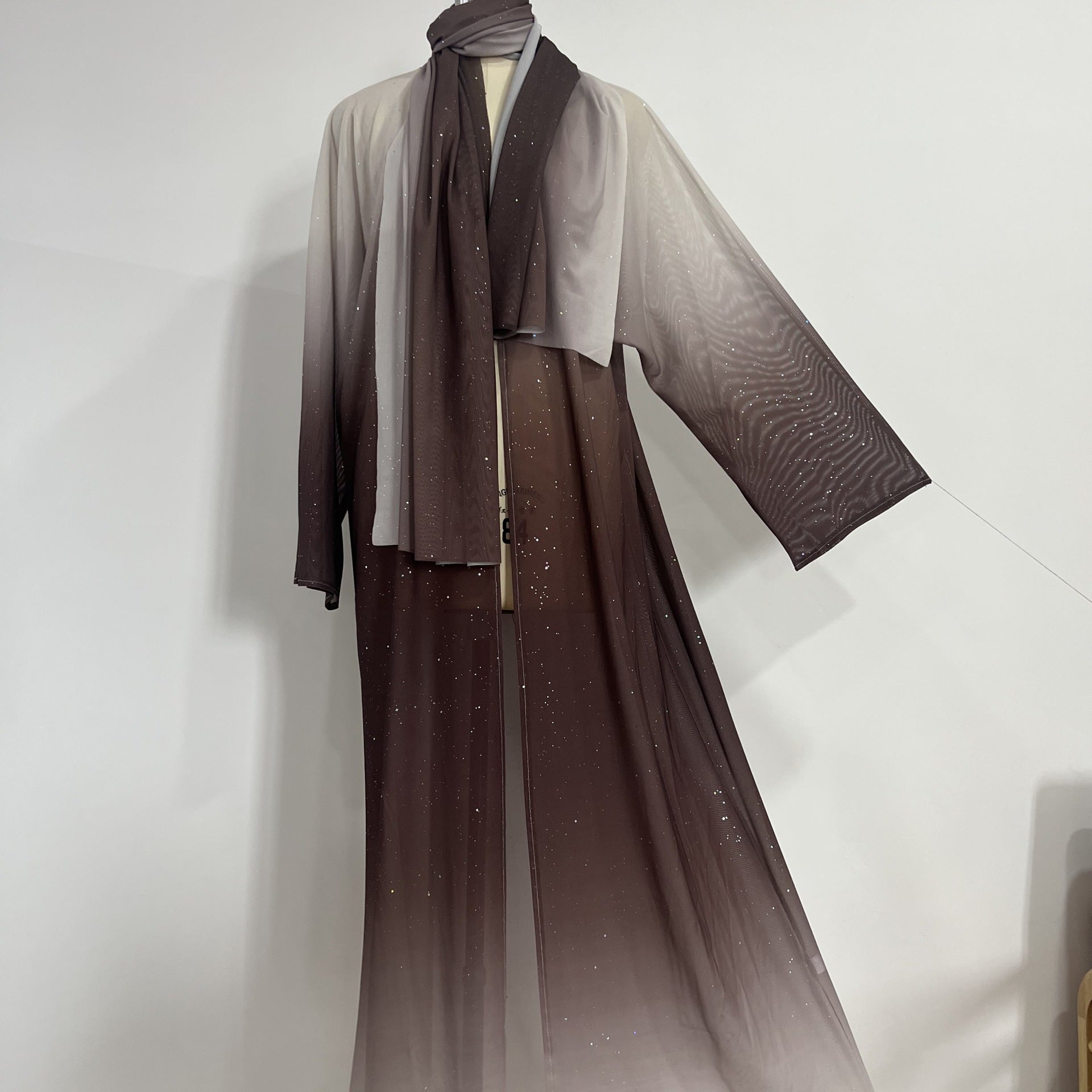 Flowing light Dream Open Abaya