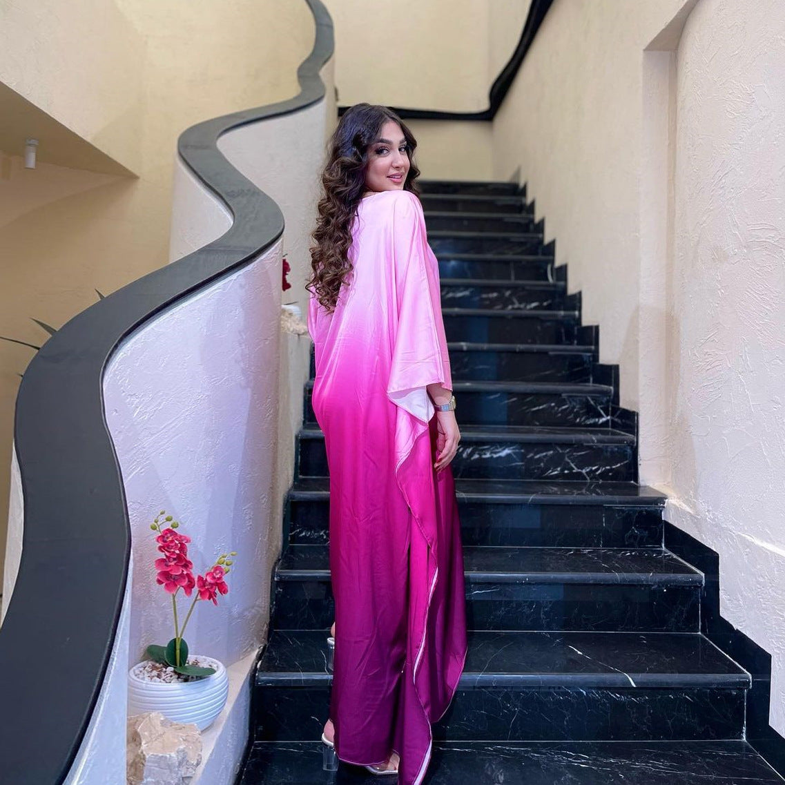 Soft Batwing Sleeve Abaya