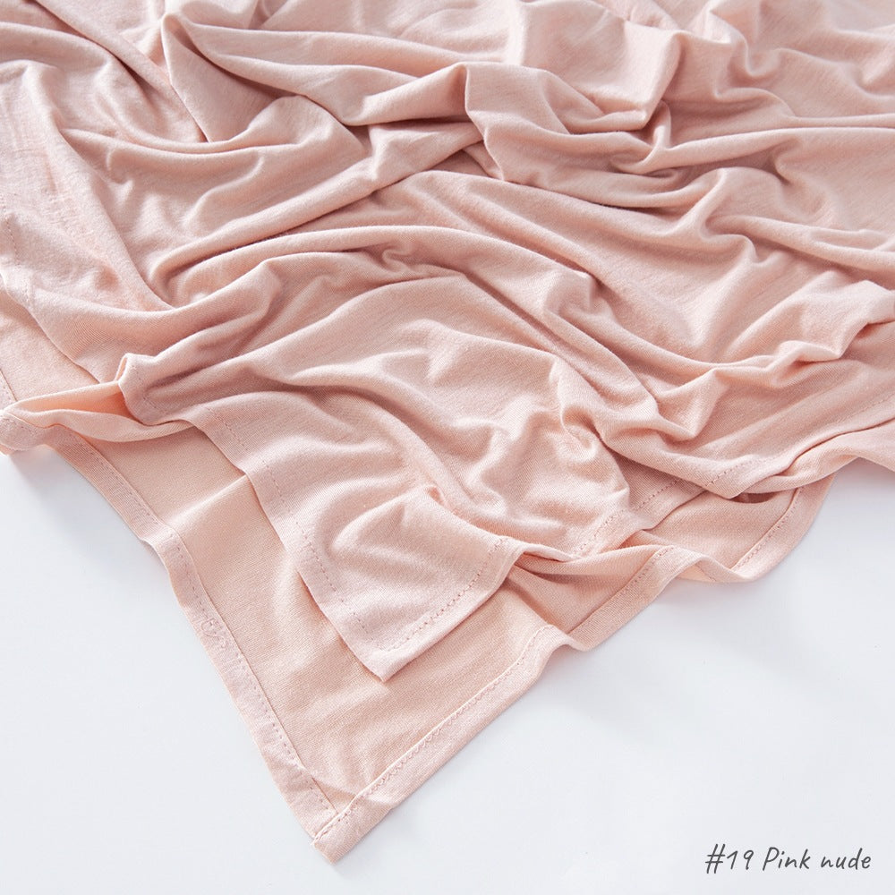 حجاب من القطن والحرير المجعد