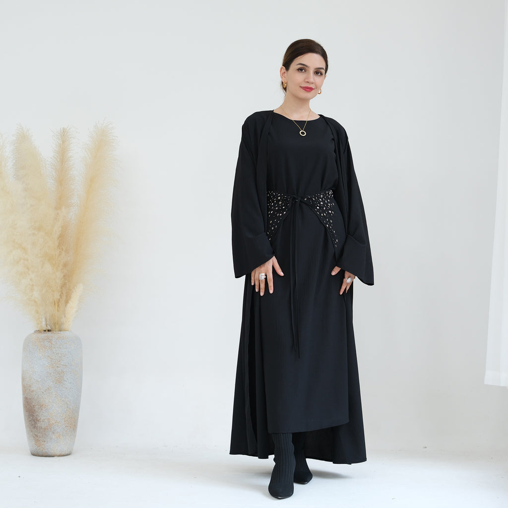 Dot Starlight Apron Headscarf 4 Piece Set