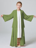 Ramadan Stylish Open Front Abaya Dress