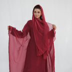 Luxury Sequin Dress 3PCS Abaya