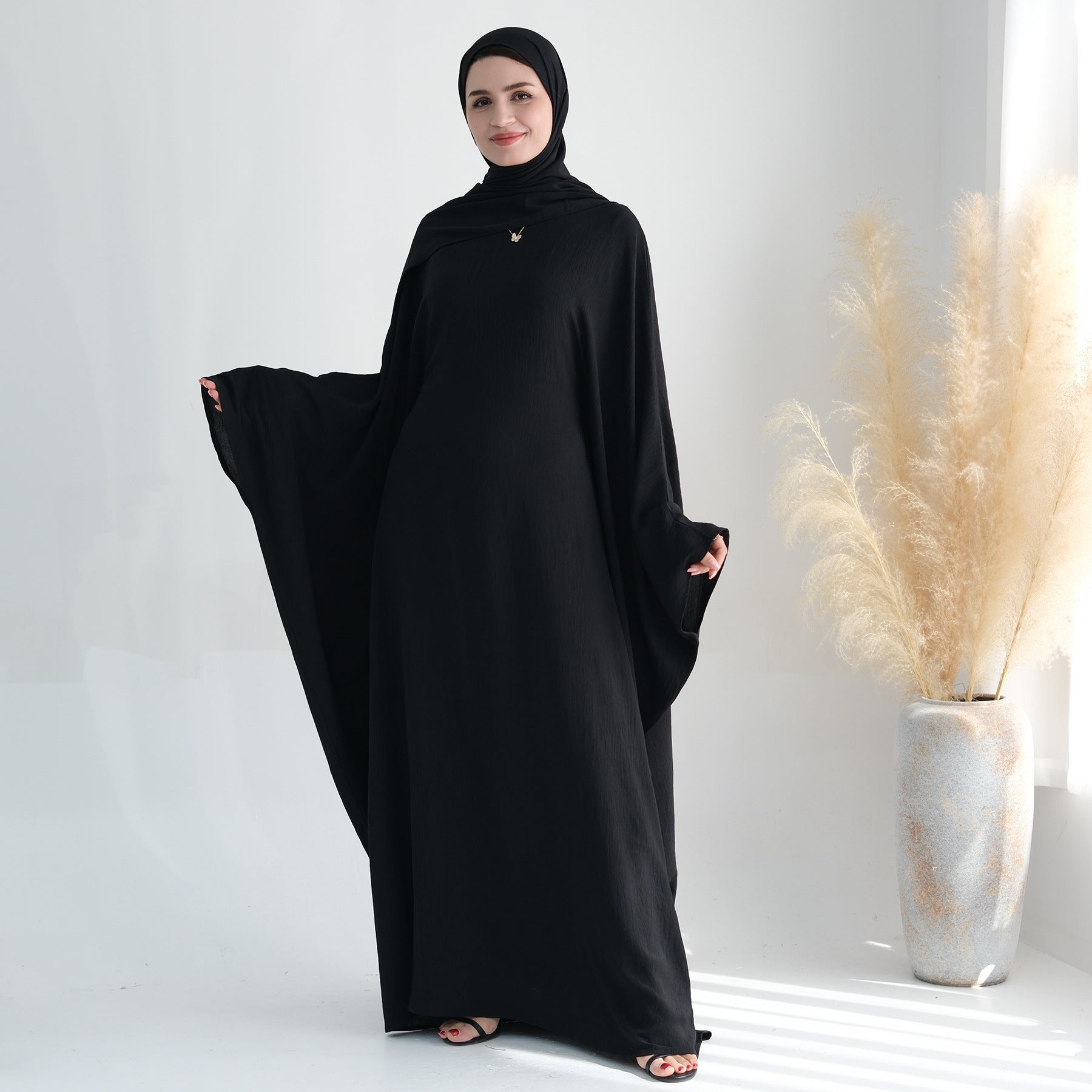Butterfly Abaya with Hijab