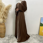 Women Glitter Thick Abayas