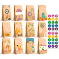 Ramadan Paper Bags with Stickers 12 Pcs S729