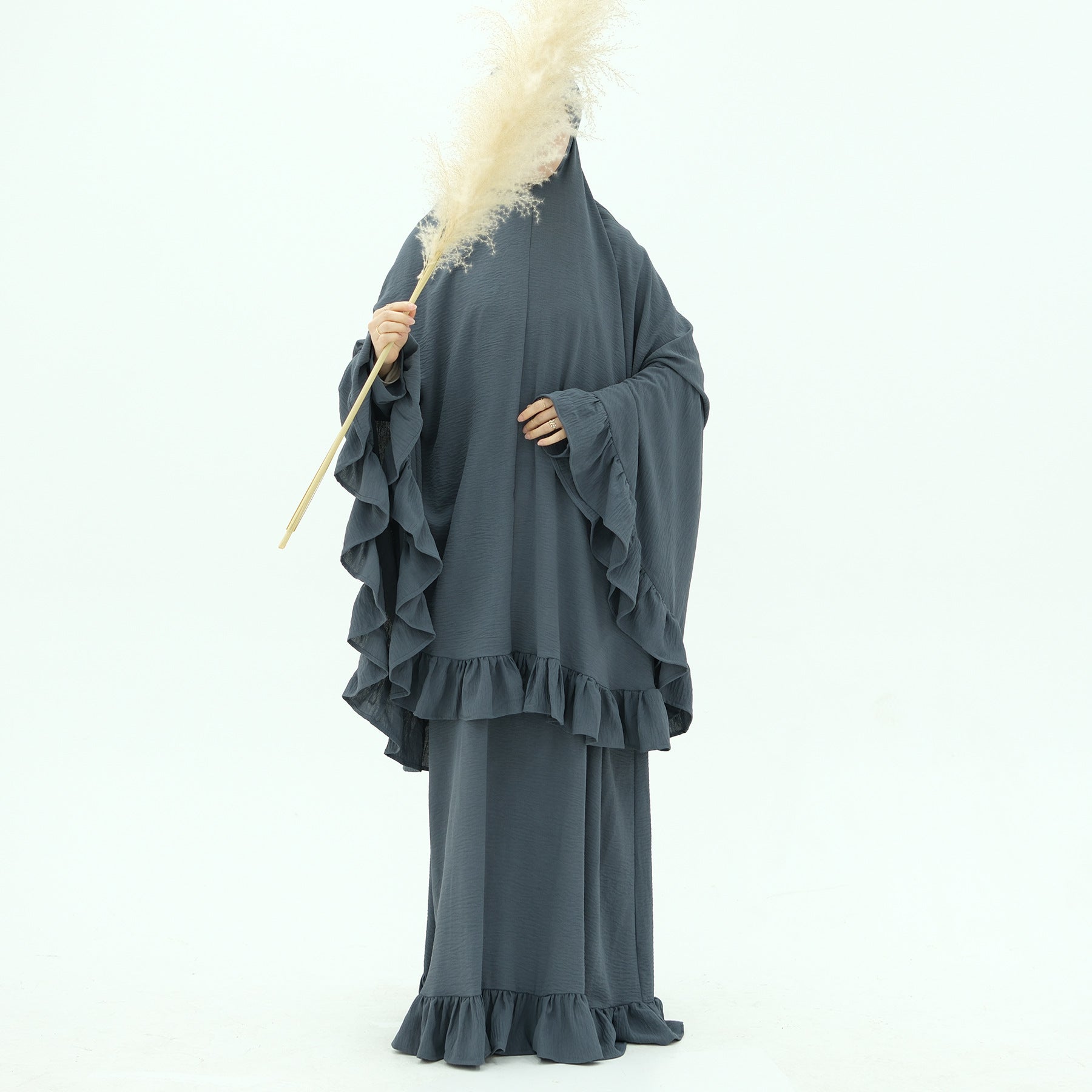 Solid Color Jilbab Abaya Niqab