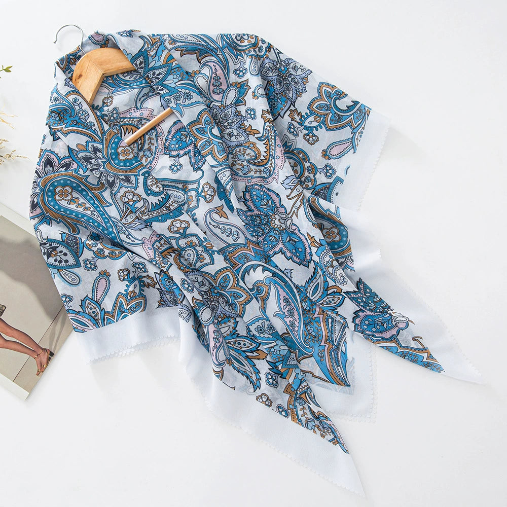 100 Color Wave Printed Hijab 1-25