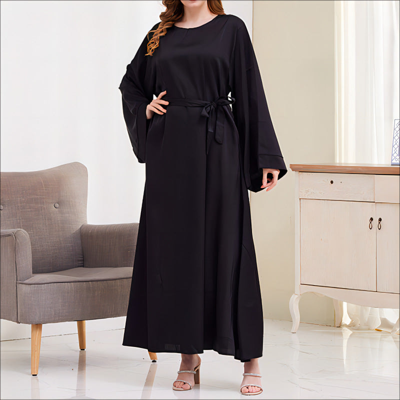 فستان رمضان مع حزام 