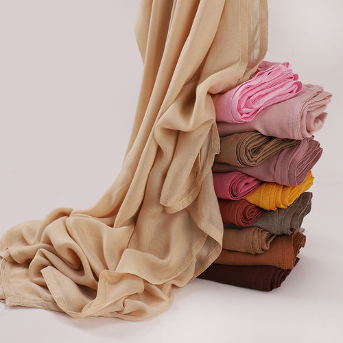 Soft Wide Edge Thin Modal Hijab