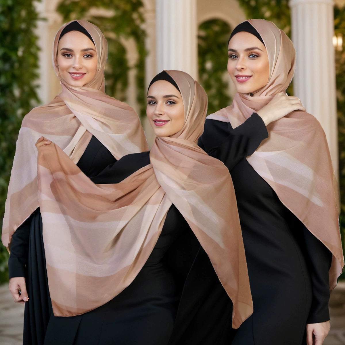 Ethnic Style Printed Hijab