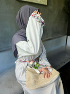 Linen Embroidery Dress